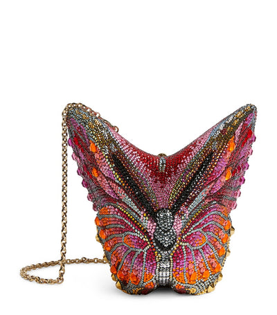 Harrods Judith Leiber Crystal Fireclipper Butterfly Clutch Bag- Buy online at McGrocer