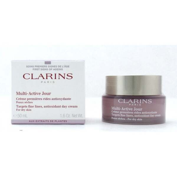 Clarins multi-active day cream for dry skin 50ml imported from the UK