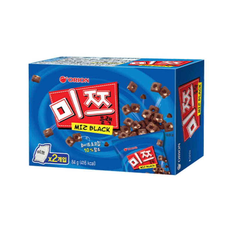 Orion Miz Black chocolate snack dark chocolate biscuit (British brand)