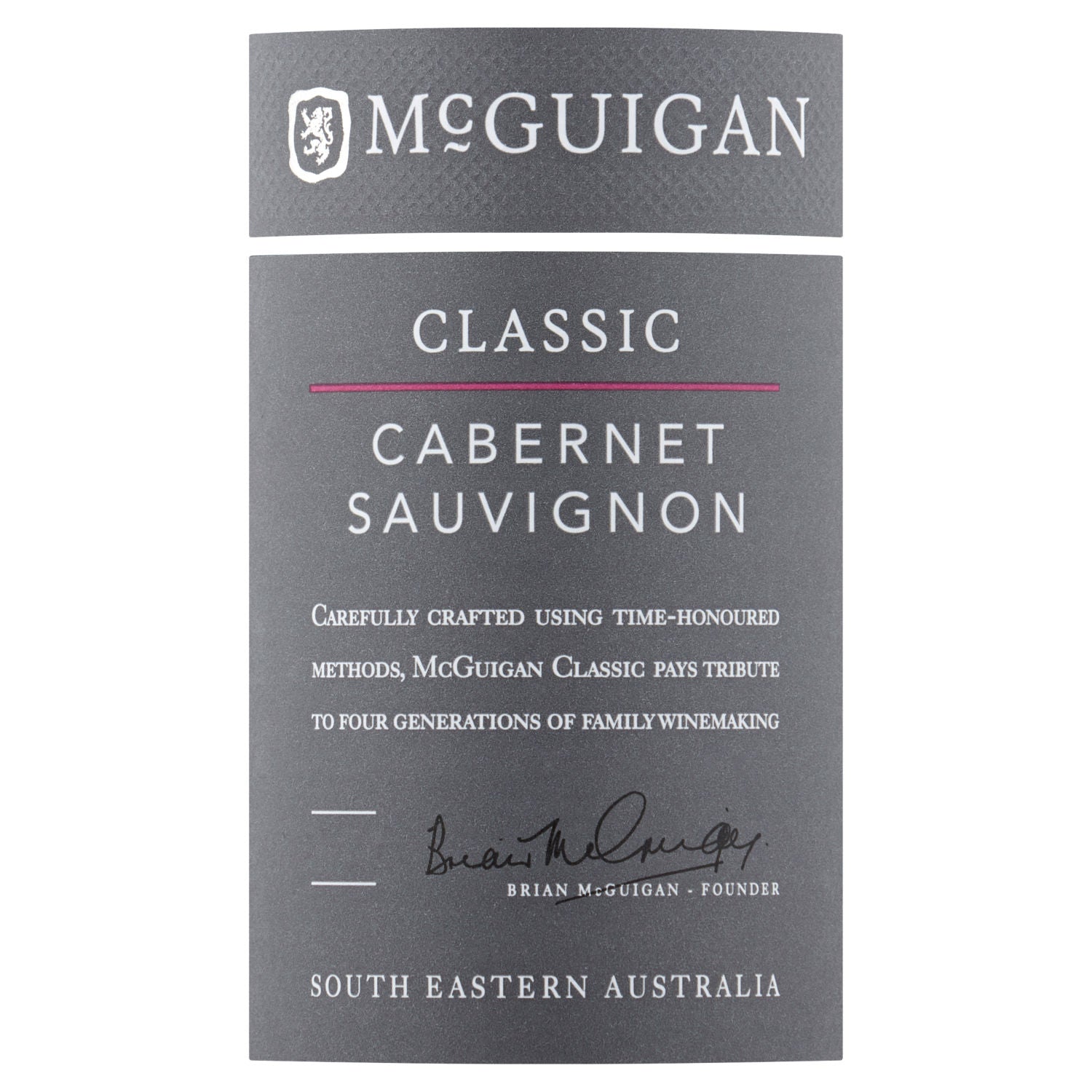 McGuigan Classic Cabernet Sauvignon red wine 75cl, imported from the UK
