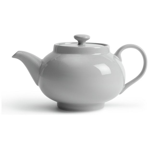 Habitat ceramic teapot in grey 0.95L (British brand)
