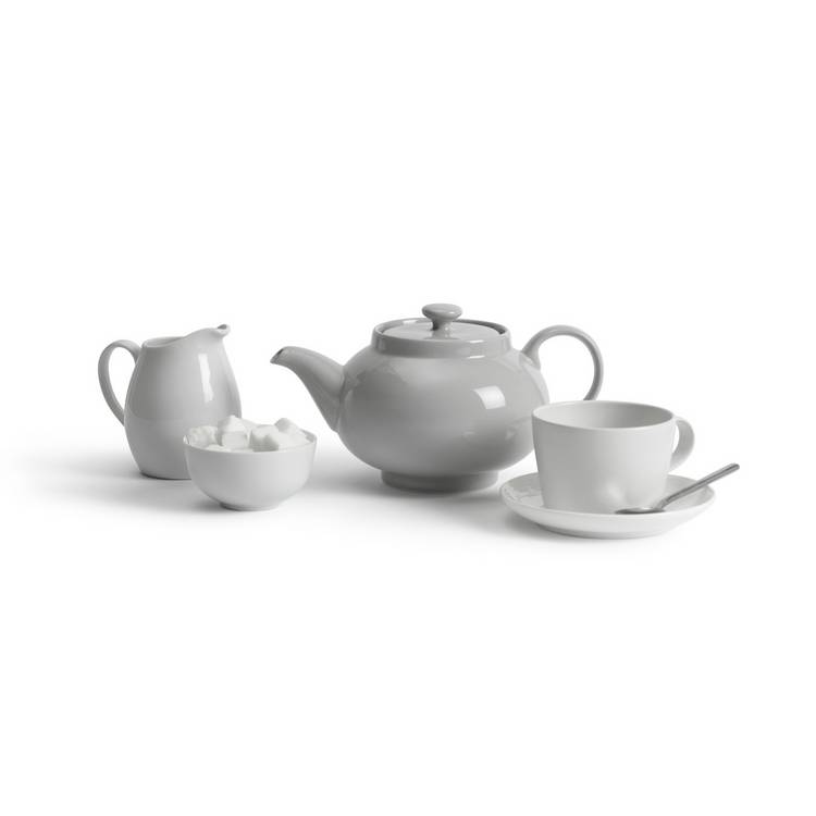 Habitat ceramic teapot in grey 0.95L (British brand)