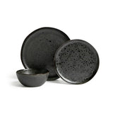 Habitat Preto dinner set 12-piece black - British product
