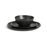 Habitat Preto dinner set 12-piece black - British product