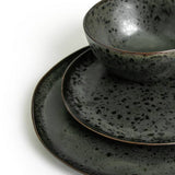 Habitat Preto dinner set 12-piece black - British product