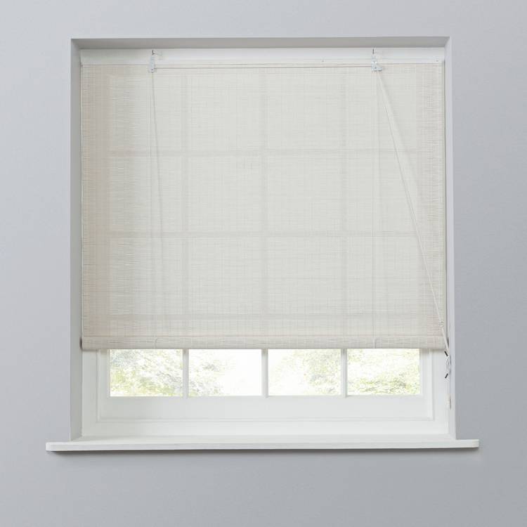 Habitat bamboo roller blind 90cm white, UK version