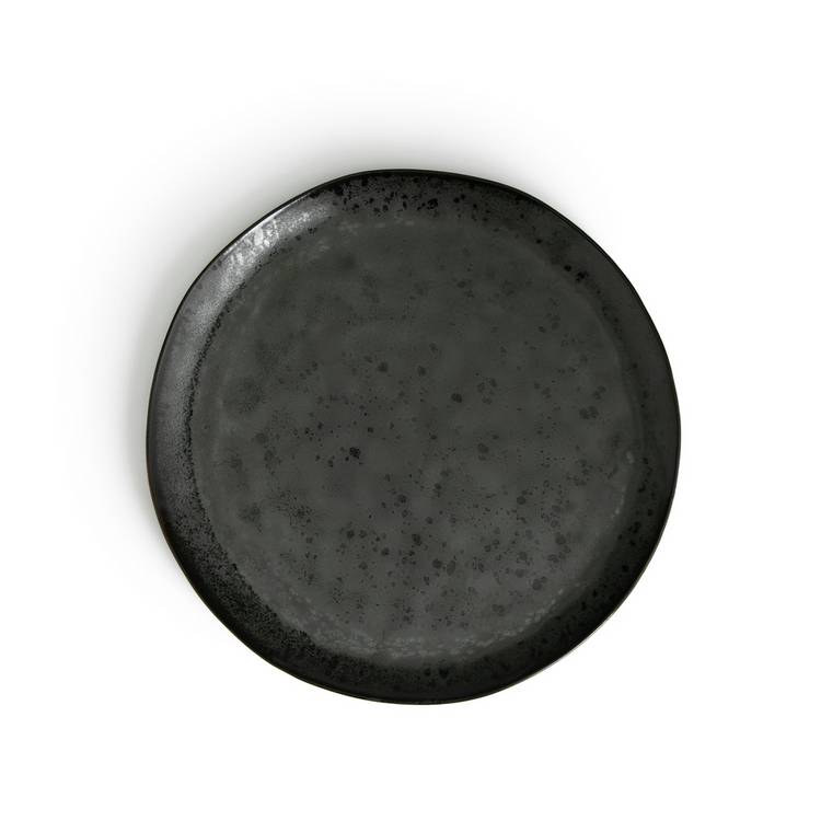 Habitat Preto black stoneware serving platter, imported from the UK