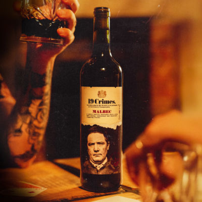 19 Crimes Malbec red wine bottle 750ml - British product