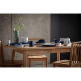 Habitat 12 piece blue stoneware dinner set - British product