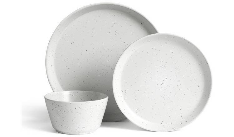 Habitat Addison 12 Piece Stoneware Dinner Set - White GOODS Argos