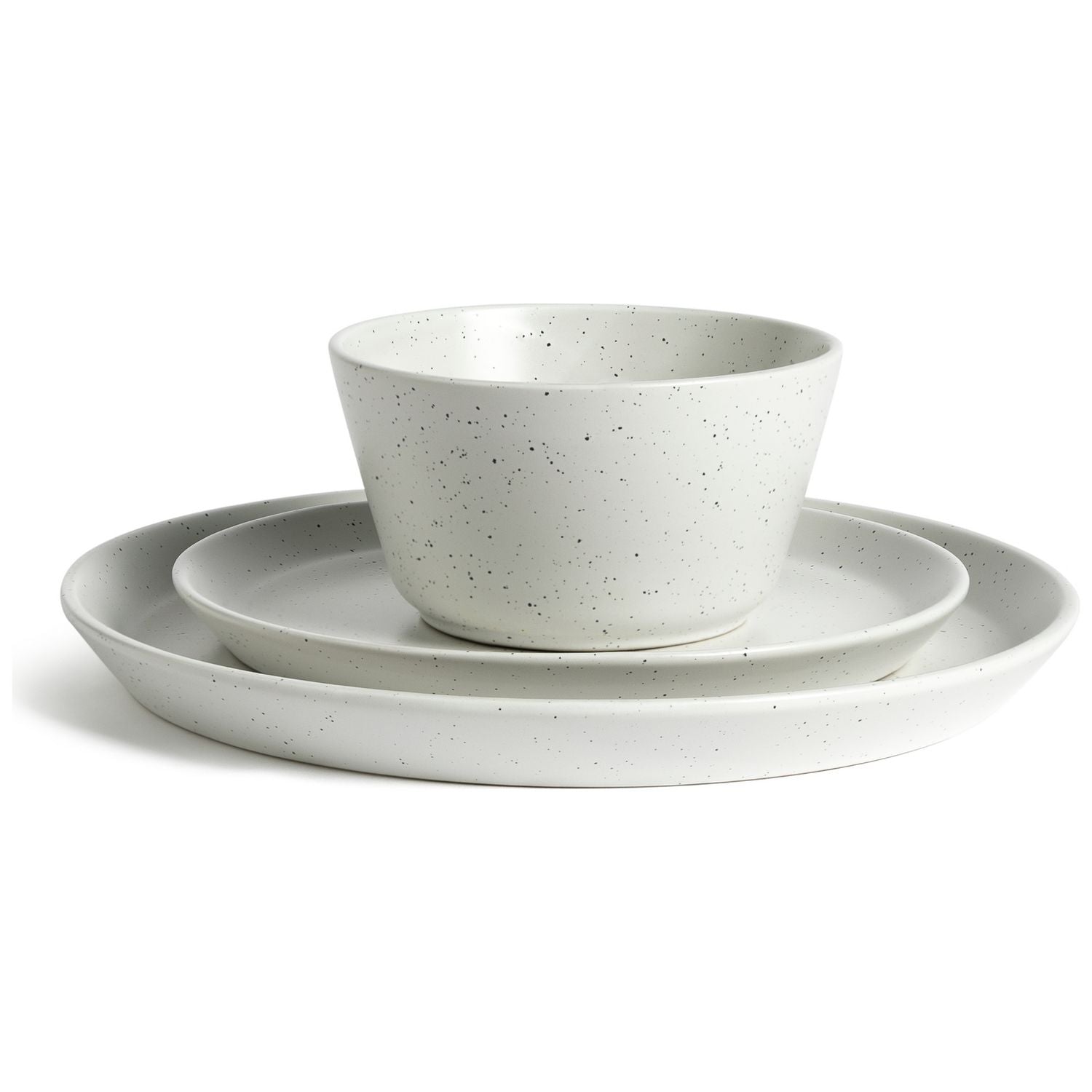 Habitat white stoneware dinner set 12-piece (British brand)