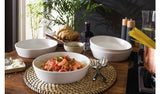 Habitat Addison 4 Piece Stoneware Pasta Bowl - White GOODS Argos