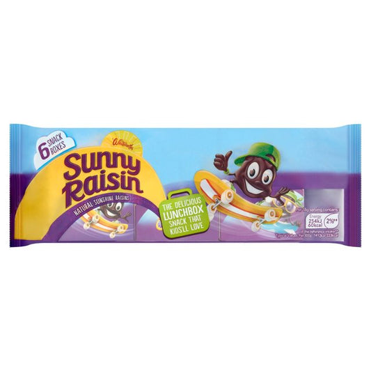 Sunny Raisins Kids Snack Pack   6 x 42.5g