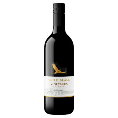 Wolf Blass Merlot 750ml, imported from the UK