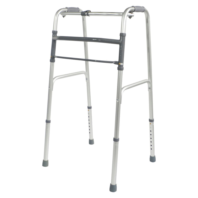 Aidapt aluminium folding walking frame adjustable height, imported from the UK