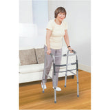 Aidapt aluminium folding walking frame adjustable height, imported from the UK