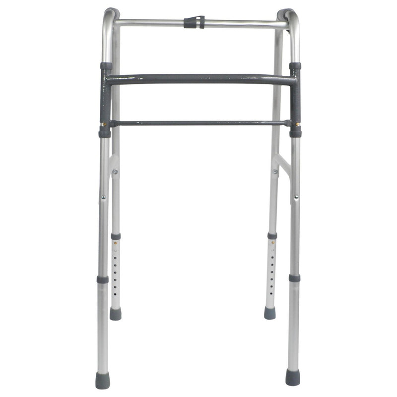 Aidapt aluminium folding walking frame adjustable height, imported from the UK