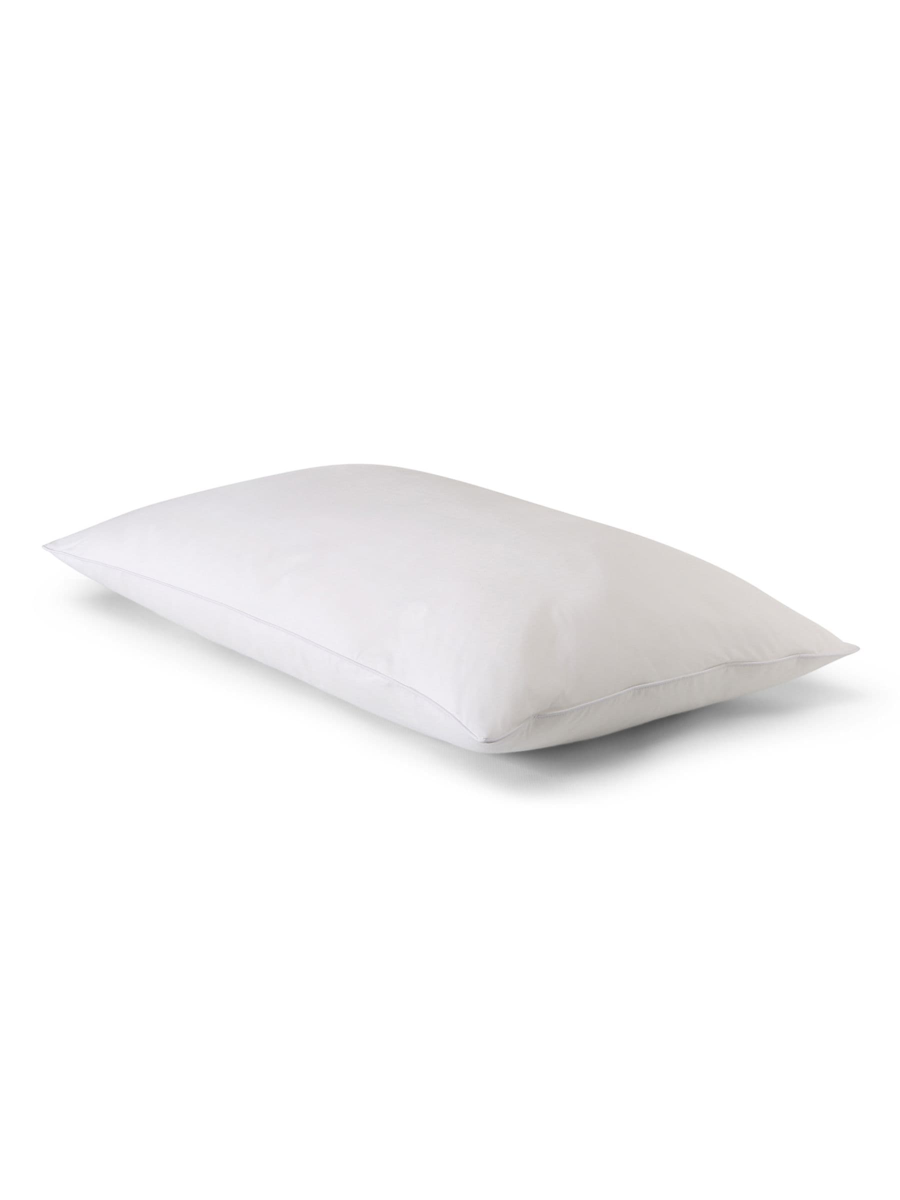 Spundown medium firm white pillow standard size 74x48cm (British brand)