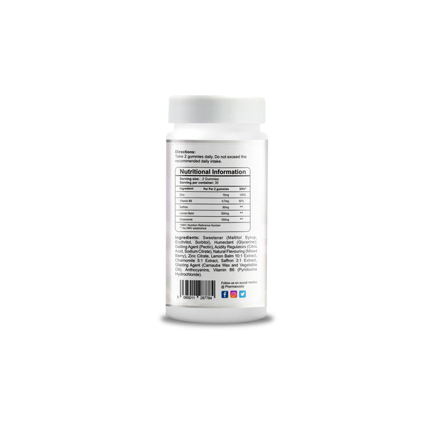 Pharmanostix Night Support Complex gummies 60 count, UK version