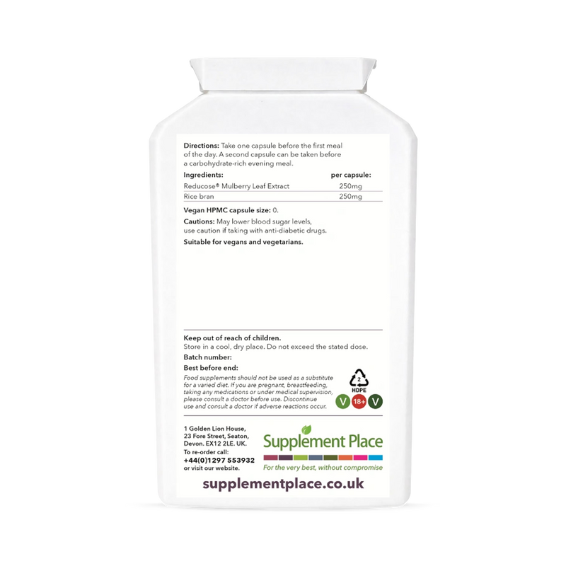 Supplement Place Reducose mulberry leaf supplement 240 capsules - British product