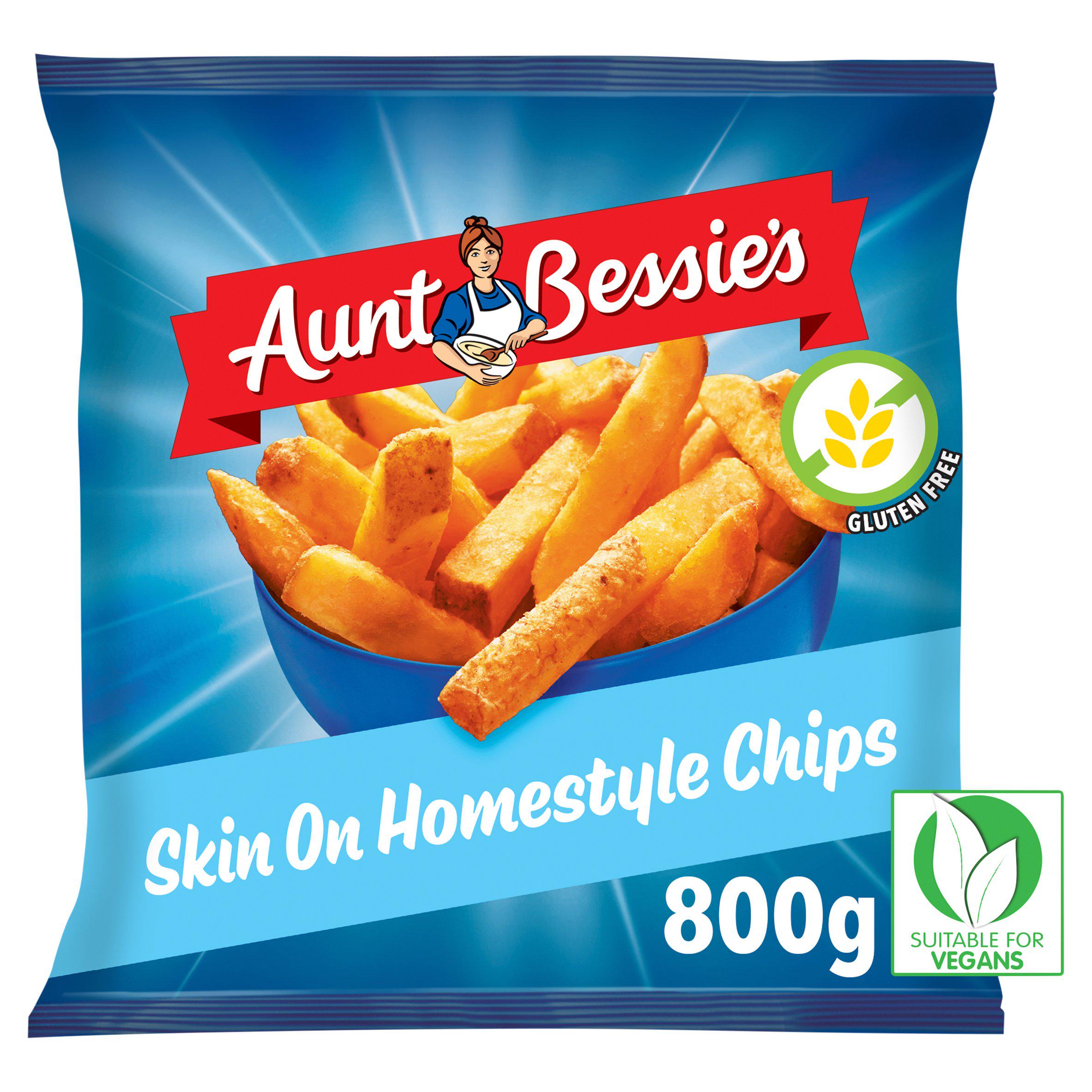 Aunt Bessie's Crispy & Fluffy Homestyle Chips 800g GOODS Sainsburys   