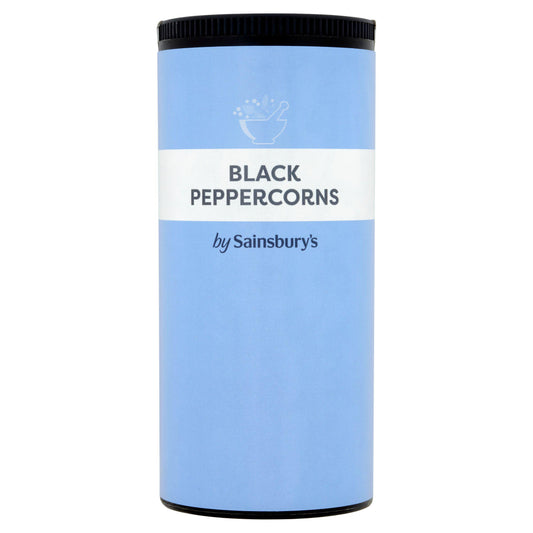 Sainsbury's Whole Black Peppercorns 100g Herbs spices & seasoning Sainsburys   