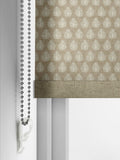 Emily Bond Natural Jaipur roller blinds, imported from the UK