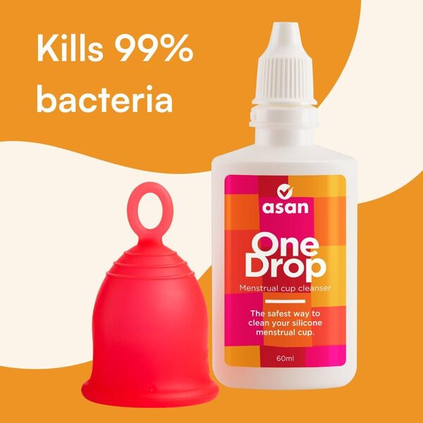 Asan OneDrop menstrual cup cleanser 60ml - British product