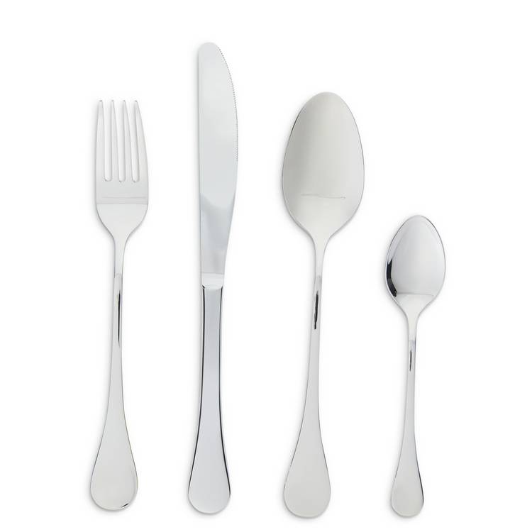 Habitat Evora 16 piece stainless steel cutlery set (British brand)