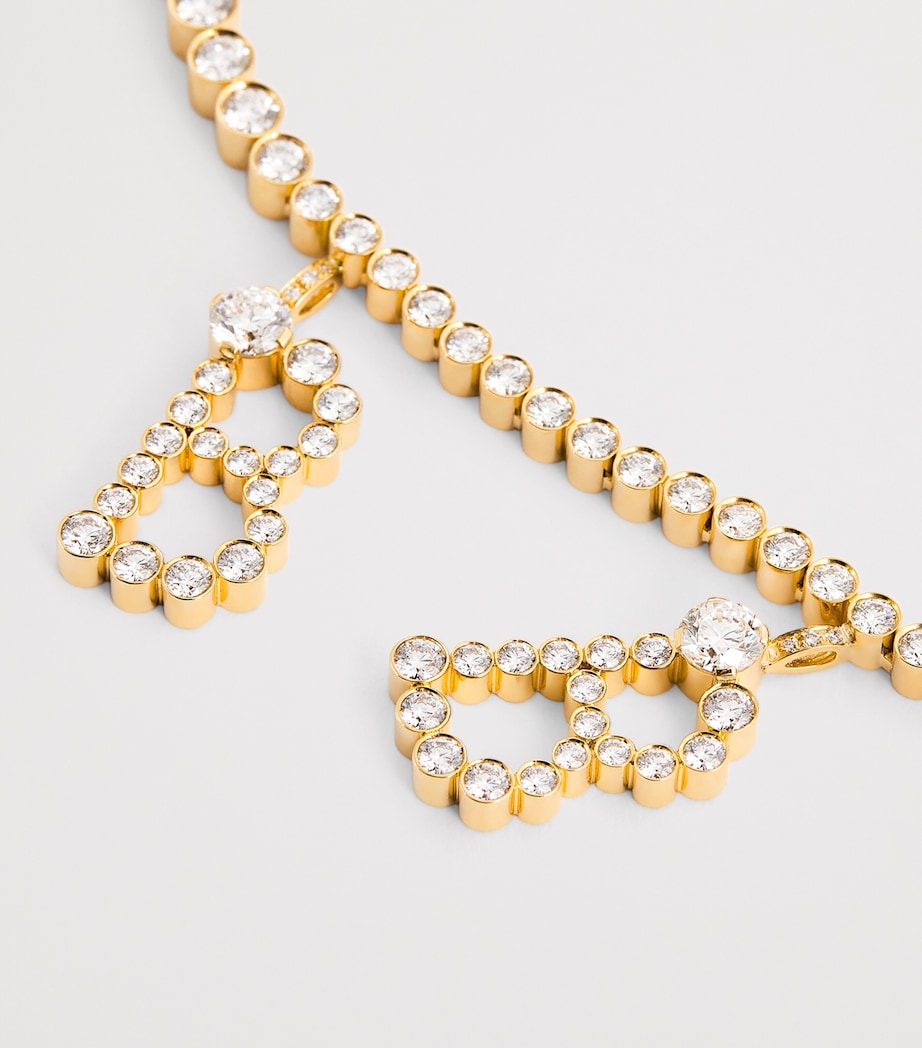 Sophie Bille Brahe yellow gold diamond necklace (British brand)