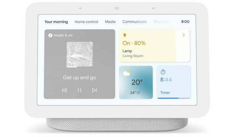 Google Nest Hub 2nd Gen Smart Speaker With Screen - White GOODS Argos