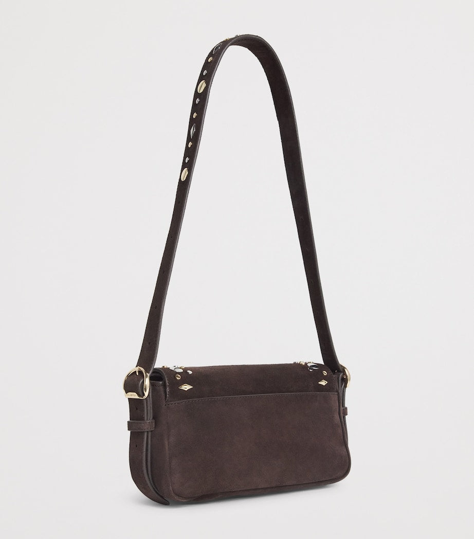 Sandro Paris suede shoulder bag medium (British brand)