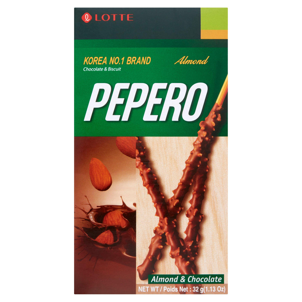 Lotte Pepero Almond & Chocolate 32g