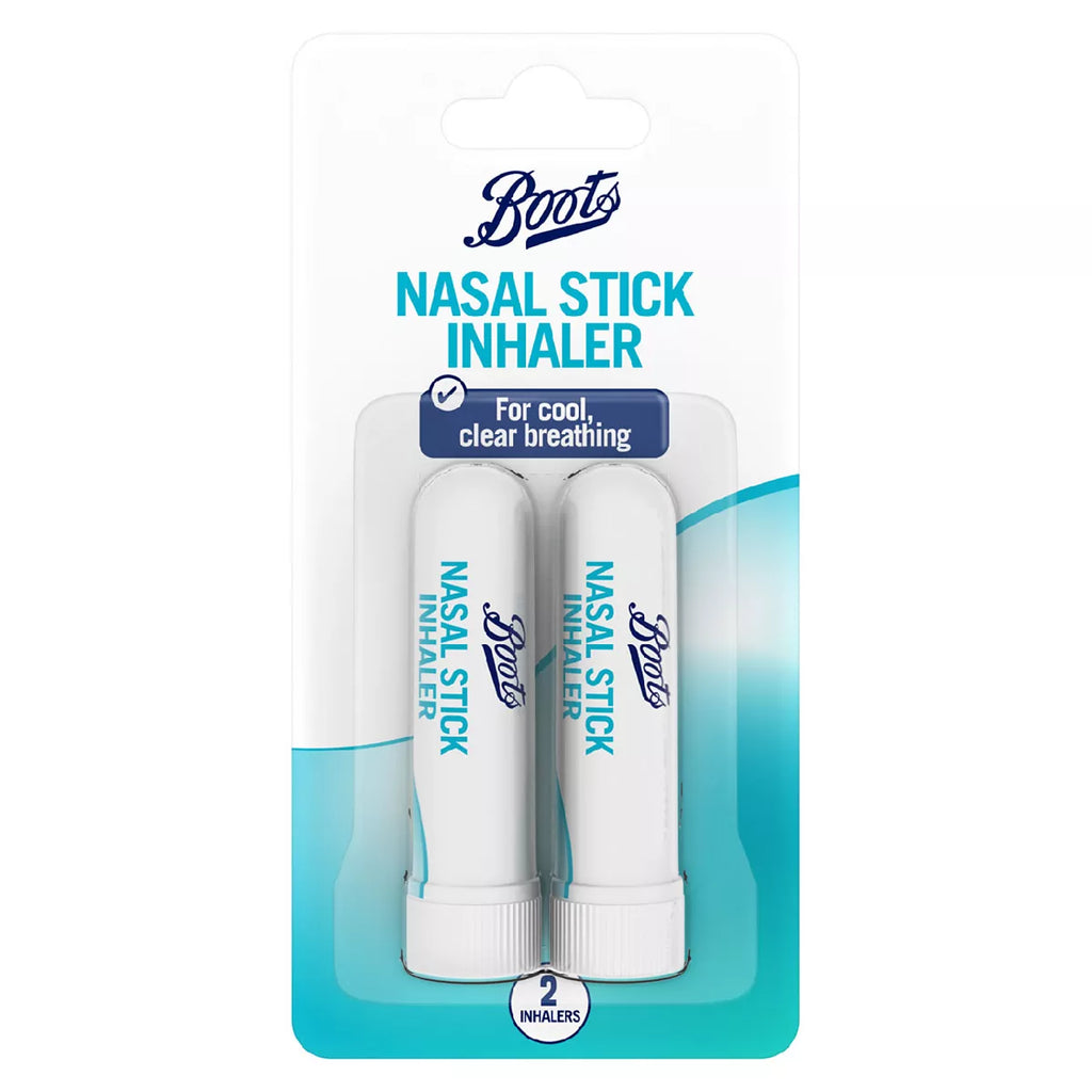 Boots Nasal Stick Inhaler- 2 Inhalers