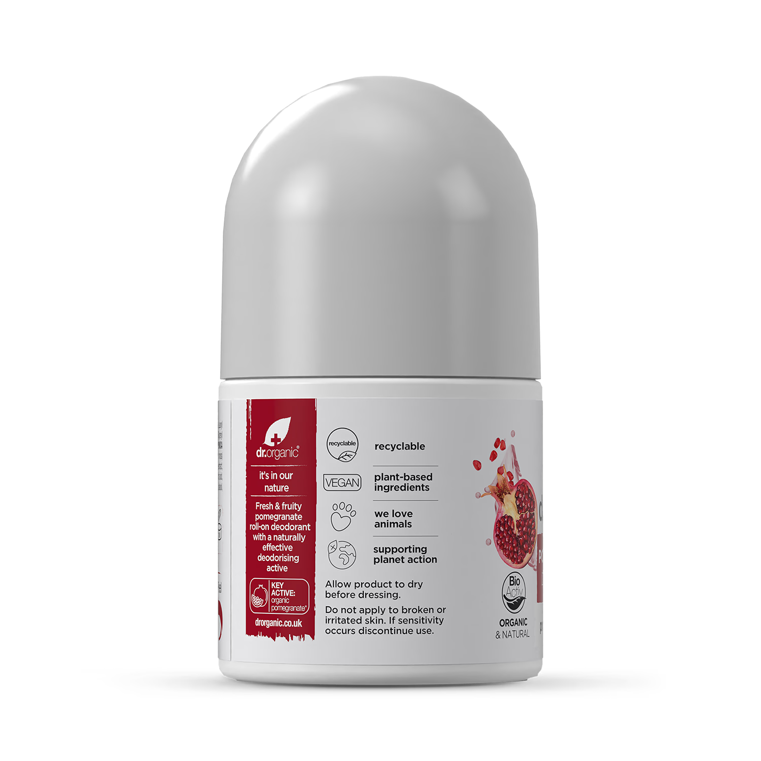 Dr Organic Pomegranate Deodorant 50ml - British product