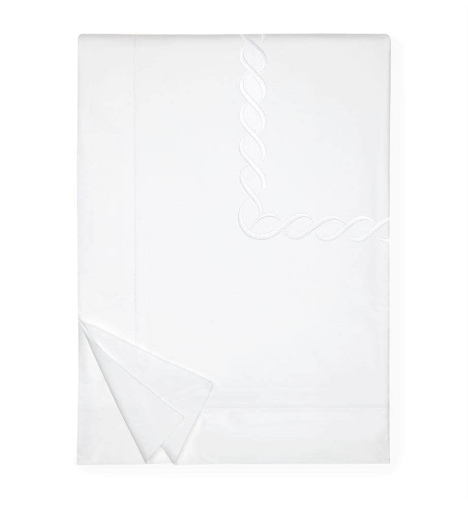 Egyptian Cotton King Duvet Cover with Braid Embroidery, 230cm x 220cm