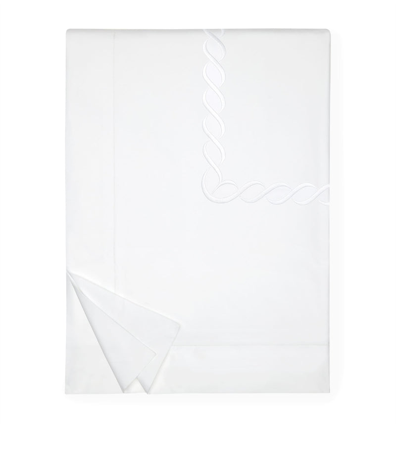 Egyptian Cotton King Duvet Cover with Braid Embroidery, 230cm x 220cm