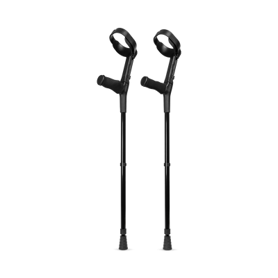 Holland & Barrett Cool Crutches Black Ergonomic Adjustable Forearm Crutches- Buy online at McGrocer