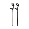Cool Crutches black ergonomic forearm crutches adjustable (British brand)