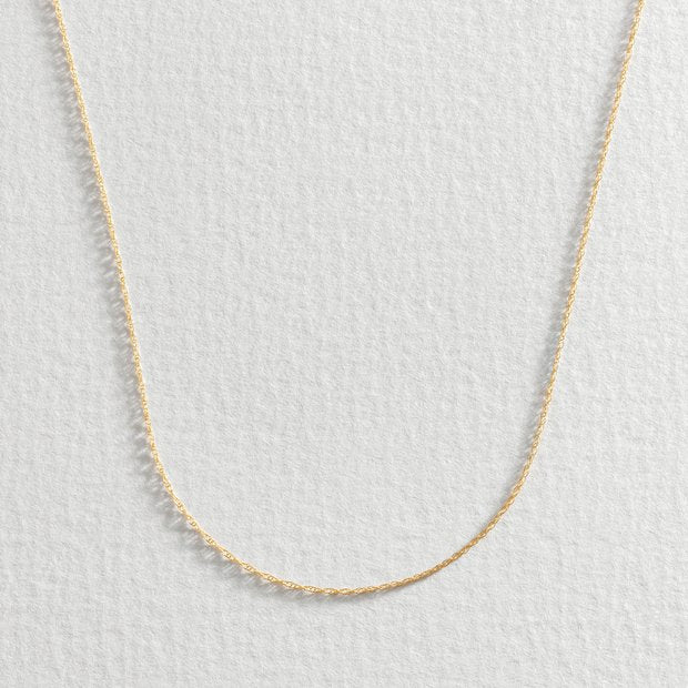 Revere 9ct gold Prince of Wales necklace chain 18 inches - British product