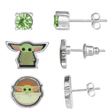 Disney Baby Yoda earring set 3 pairs, UK version