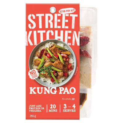 ASDA Street Kitchen Kung Pao Chicken Stir-Fry Sauce Kit 255g- Buy online at McGrocer