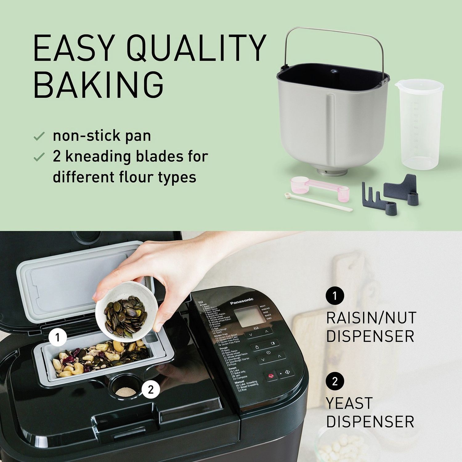 Panasonic SD-YR2540HXC breadmaker 0.6kg, imported from the UK