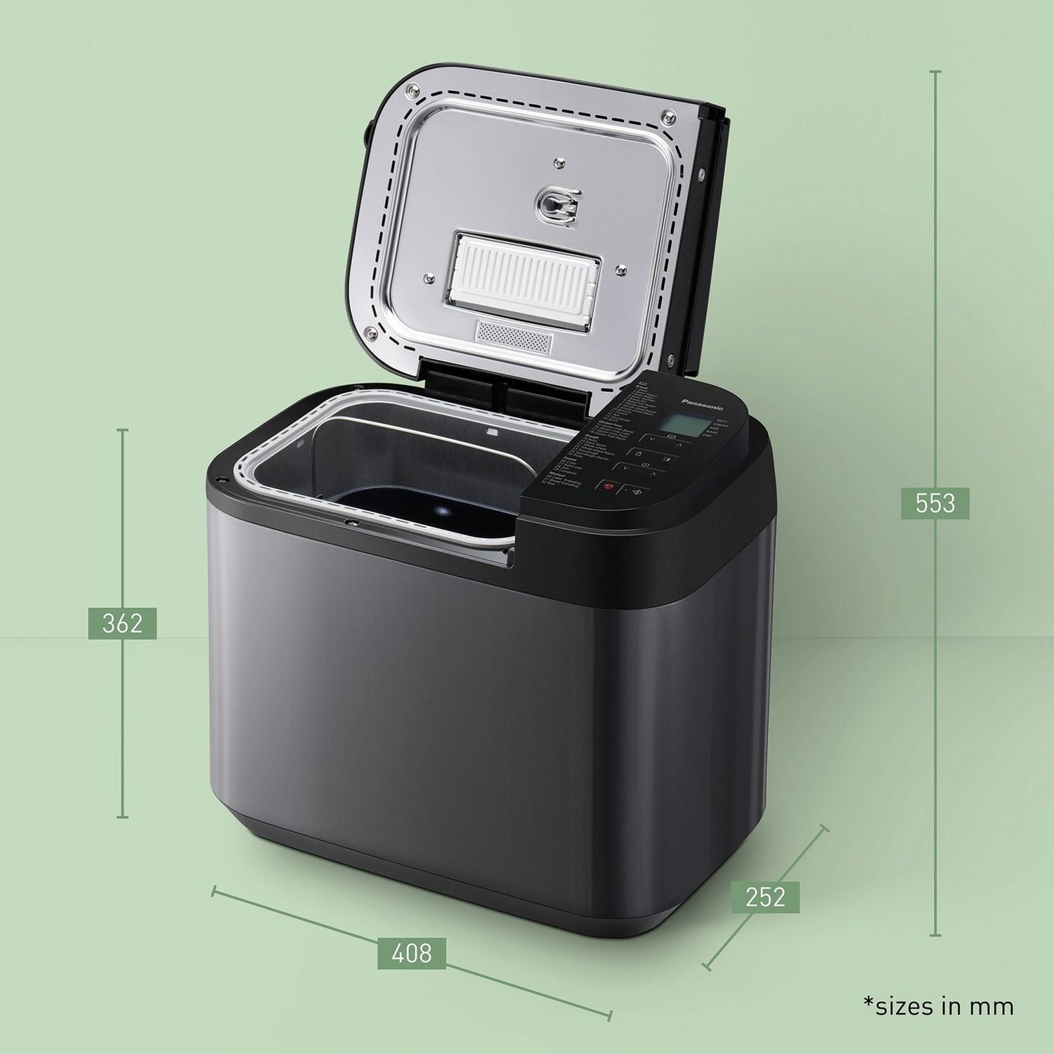 Panasonic SD-YR2540HXC breadmaker 0.6kg, imported from the UK
