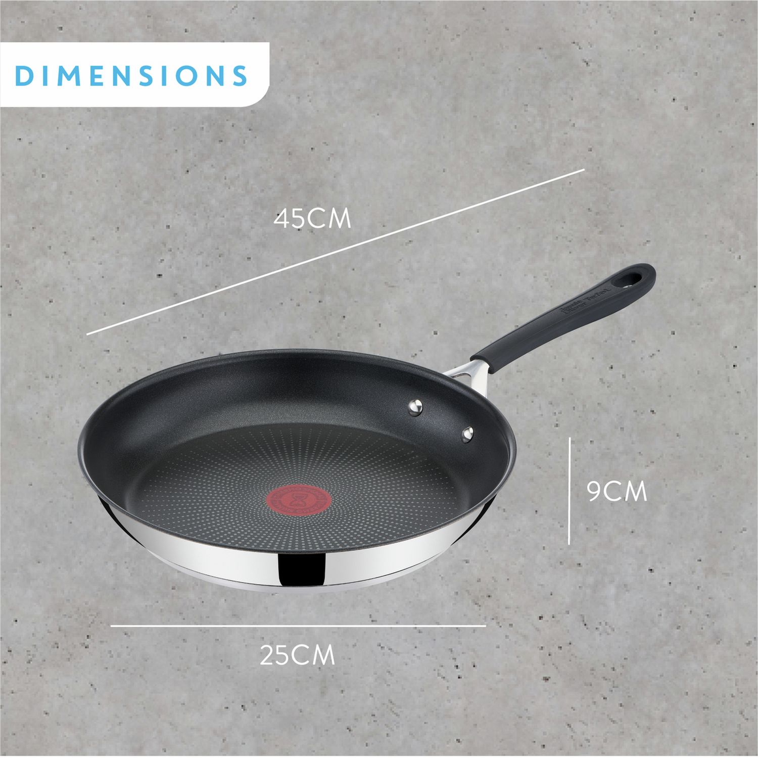 Tefal Jamie Oliver 24cm non-stick frying pan, imported from the UK