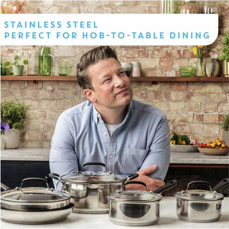 Tefal Jamie Oliver 24cm non-stick frying pan, imported from the UK
