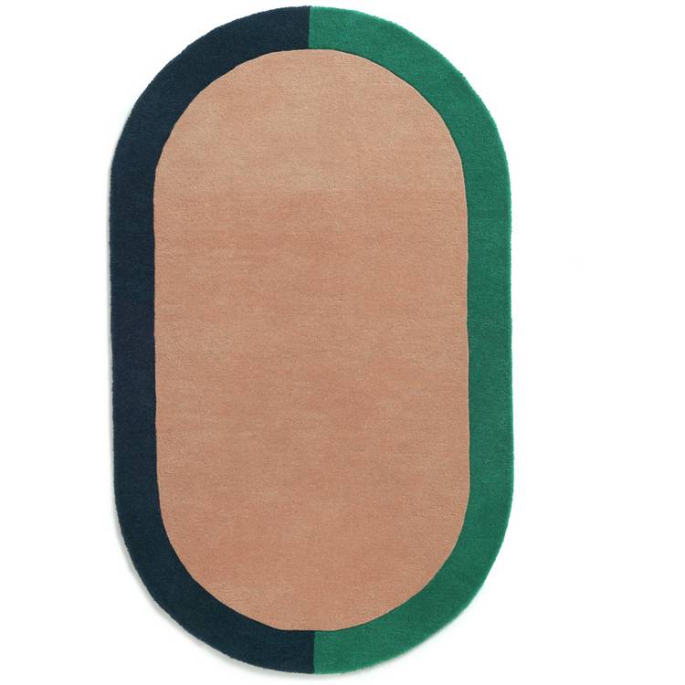 Habitat wool rug two-tone border 100x170cm, UK version