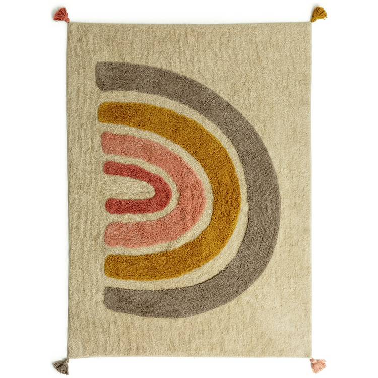 Habitat kids rainbow flatweave rug 120x170cm, UK version