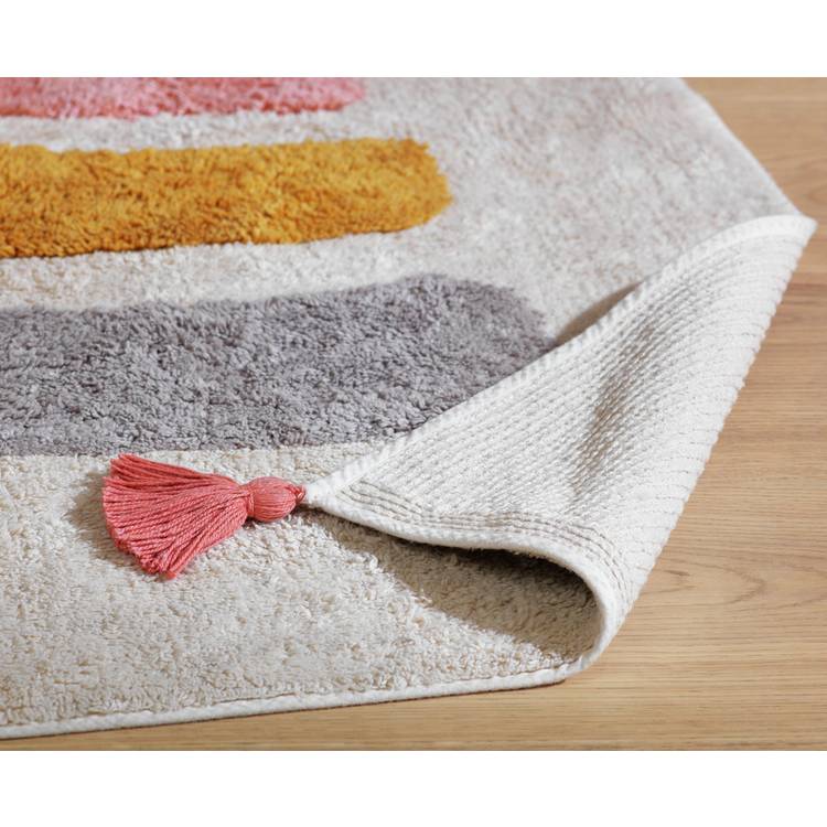 Habitat kids rainbow flatweave rug 120x170cm, UK version