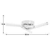 Argos Home Bubble 3 light flush ceiling light, imported from the UK